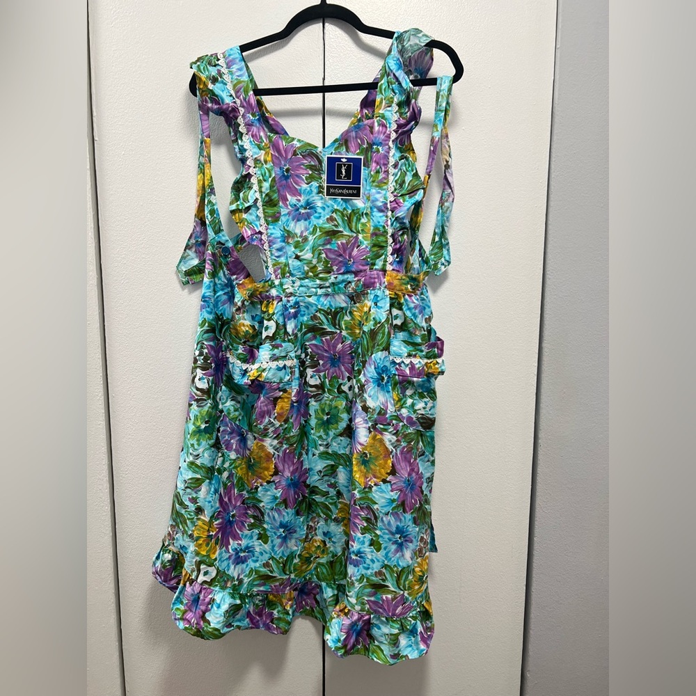 YSL Floral Apron Japan Exclusive Vintage - Picture 3 of 11